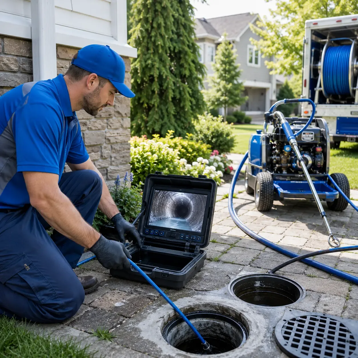 Outdoor drain cleaning professionals serving Merom, IN